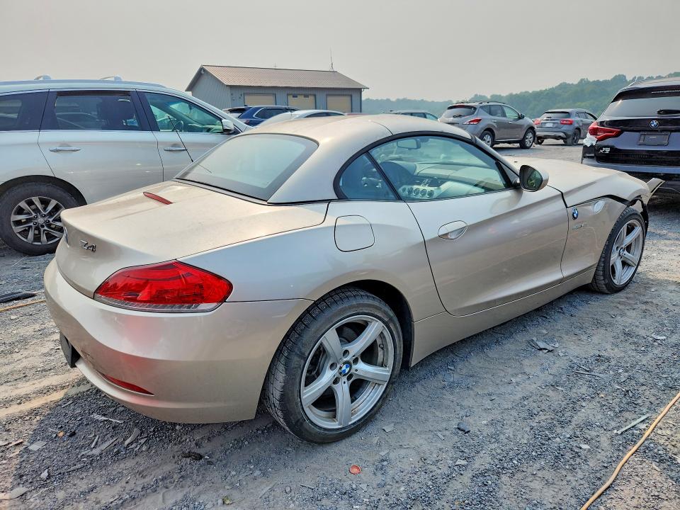 2011 BMW Z4 VIN WBALM5C55BE379862 COPART salvage auction — FRONT END, Pa - Certificate Of Salvage, sold $2,950 on 2026-08-03 (photo 3)