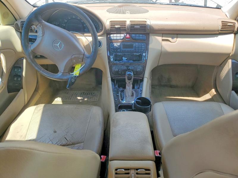 2002 Mercedes-benz C class VIN WDBRF61J12E001887 COPART salvage auction — REAR END, Al - Cert Of Title-Salvage Title, sold $225 on 2026-07-28 (photo 8)