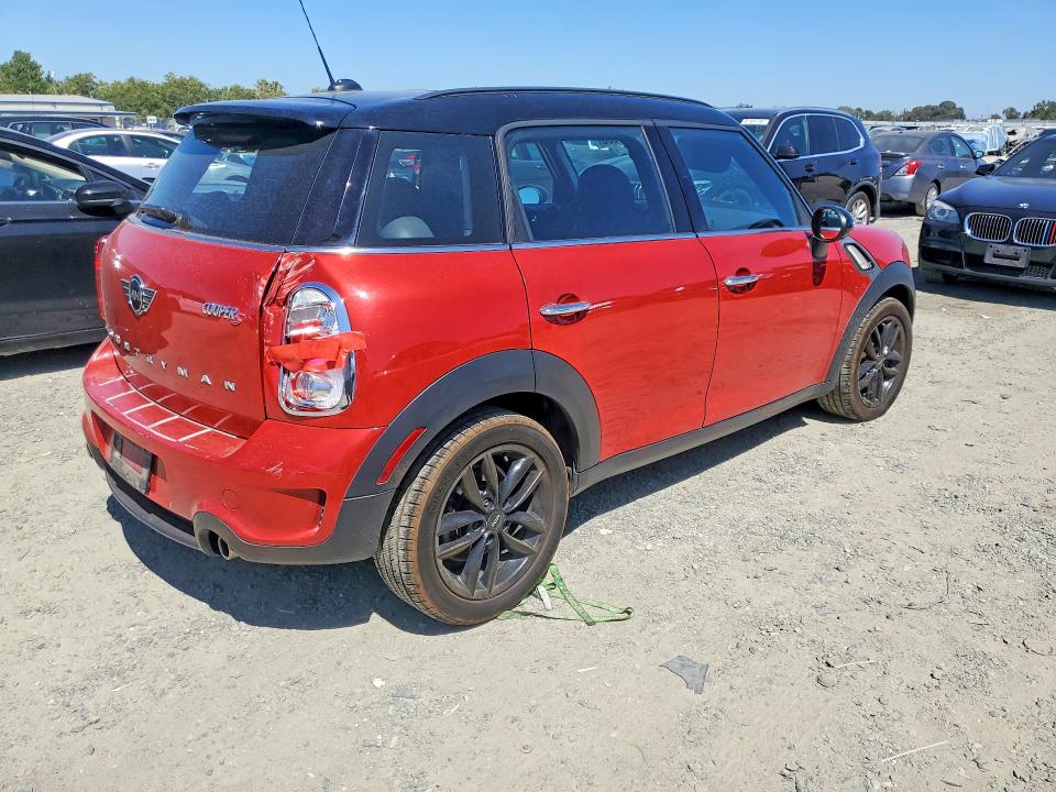 2014 Mini Cooper VIN WMWZC3C57EWP25345 COPART salvage auction — MINOR DENT/SCRATCHES, CA - SALVAGE CERTIFICATE, sold $450 on 2026-07-28 (photo 3)