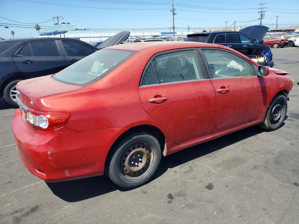 2013 Toyota Corolla VIN 5YFBU4EE1DP201426 COPART salvage auction — FRONT END, Ca - App For Dup Salvage Or Ac, sold $825 on 2026-07-20 (photo 3)