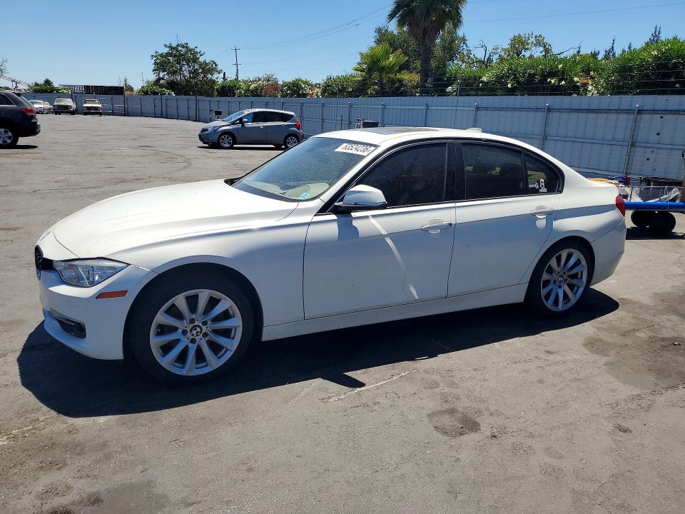 2012 BMW 3 series VIN WBA3A5C54CF342080 COPART salvage auction — MECHANICAL, Ca - Dis/Dlr/Exp App For Dup Clean, sold $1,200 on 2026-08-11 (photo 1)