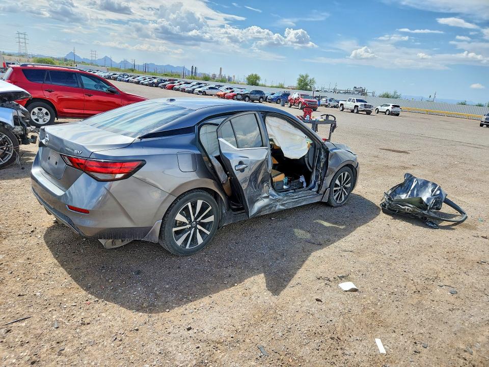 2021 Nissan Sentra VIN 3N1AB8CV1MY287335 COPART salvage auction — SIDE, Az - Cert Of Title - Salvage, sold $2,350 on 2026-07-31 (photo 3)
