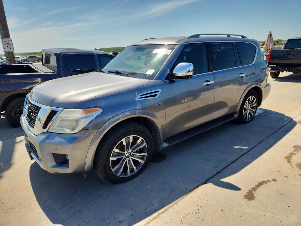 2017 Nissan Armada VIN JN8AY2ND8H9003664 COPART salvage auction — MECHANICAL, Tx - Certificate Of Title, sold $2,850 on 2026-07-30 (photo 1)