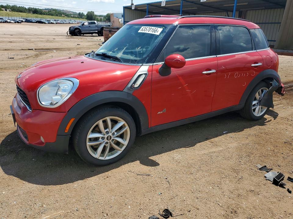 2013 Mini Cooper VIN WMWZC5C59DWP34073 COPART salvage auction — REAR END, CO - SALVAGE TITLE (P), sold $1,150 on 2026-08-17 (photo 1)