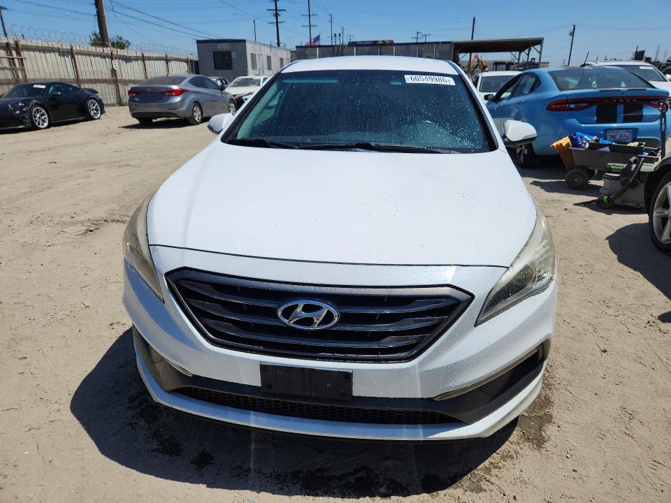 2015 Hyundai Sonata VIN 5NPE34AF6FH131288 COPART salvage auction — MINOR DENT/SCRATCHES, Ca - Dis/Dlr/Exp App For Dup Clean, sold $275 on 2026-07-27 (photo 5)