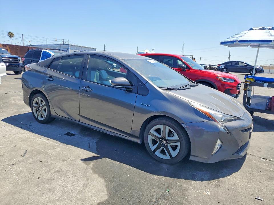 2016 Toyota Prius VIN JTDKARFU7G3016614 COPART salvage auction — SIDE, CA - SALVAGE CERTIFICATE, sold $3,350 on 2026-07-15 (photo 4)