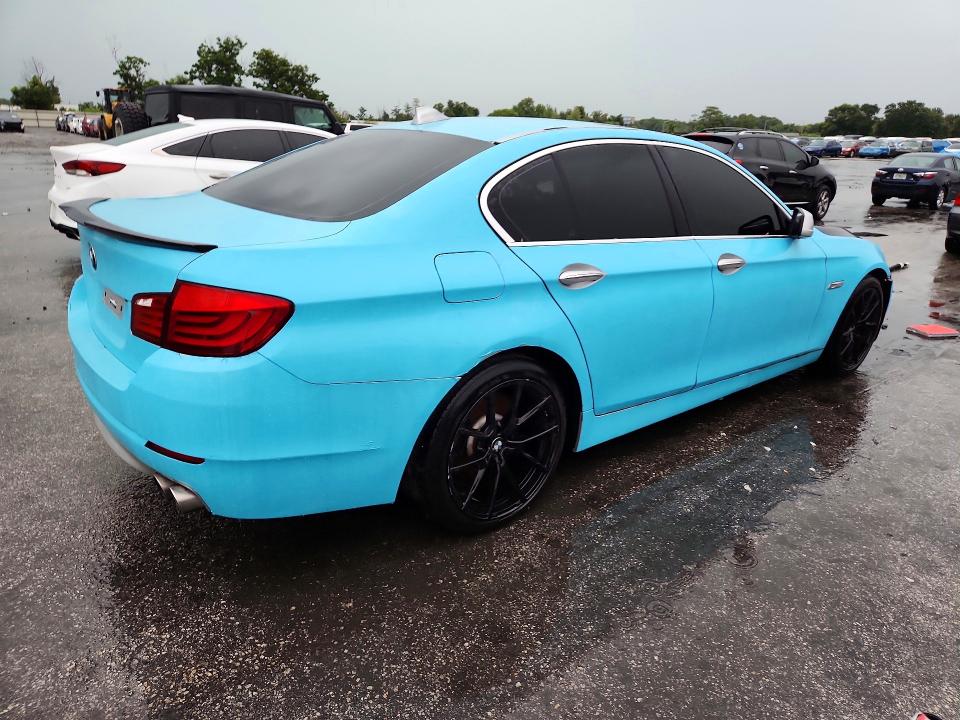 2011 BMW 5 series VIN WBAFR9C53BC757470 COPART salvage auction — FRONT END, FL - CERTIFICATE OF TITLE (P), sold $375 on 2026-07-23 (photo 3)