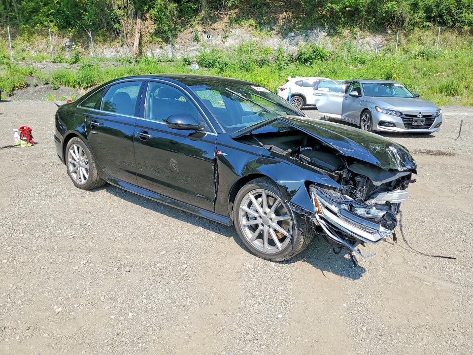 2018 Audi A6 VIN WAUG3AFC9JN068747 COPART salvage auction — FRONT END, Ny - Mv-907A Salvage Certificate, sold $2,850 on 2026-07-19 (photo 4)