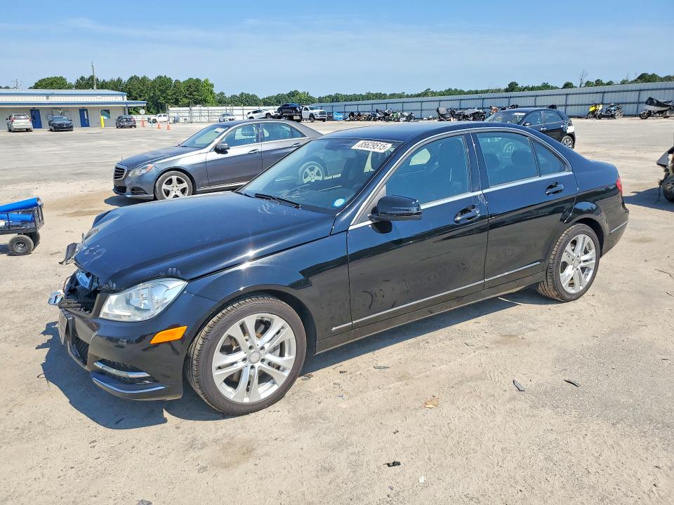 2014 Mercedes-benz C-klasse VIN WDDGF8AB1EG254445 COPART salvage auction — FRONT END, Sc - Cert Of Title-Salvage, sold $1,850 on 2026-08-05 (photo 1)