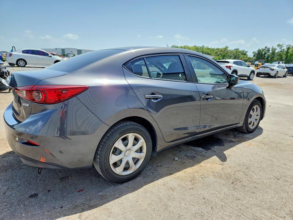 2016 Mazda 3 VIN JM1BM1T72G1299703 COPART salvage auction — FRAME DAMAGE, FL - CERT OF TITLE SLVG REBUILDABLE, sold $2,050 on 2026-07-27 (photo 3)