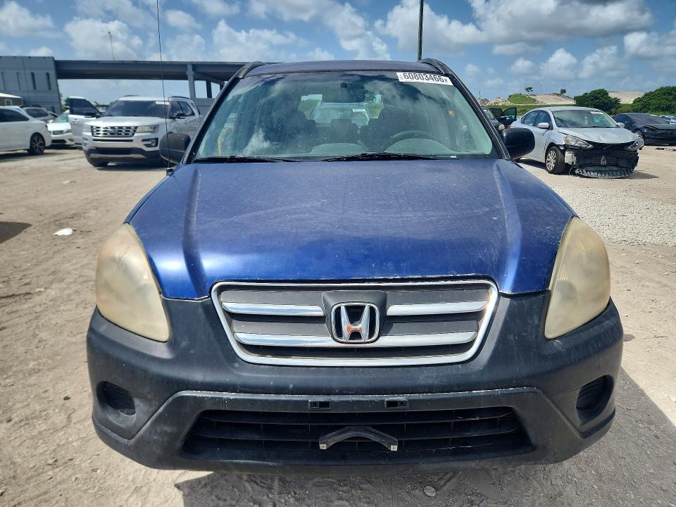 2006 Honda Cr-v VIN JHLRD78526C043205 COPART salvage auction — MINOR DENT/SCRATCHES, Fl - Cert Of Title-Rebuilt (P), sold $250 on 2026-07-21 (photo 5)