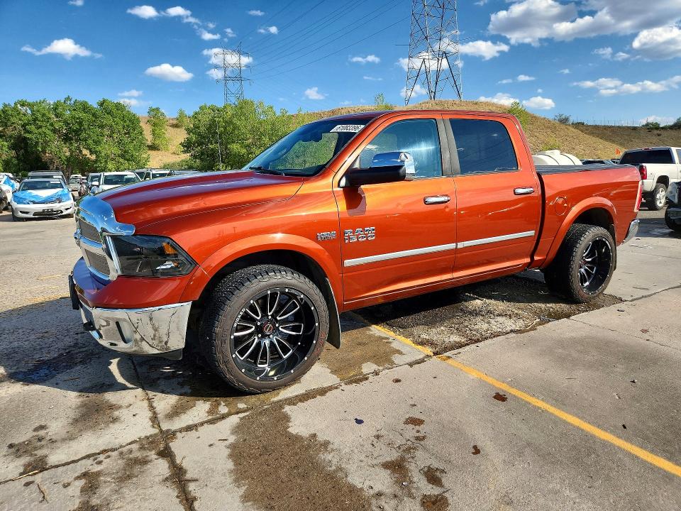 2013 Ram 1500 VIN 1C6RR7NT9DS652187 — COPART salvage auction photo
