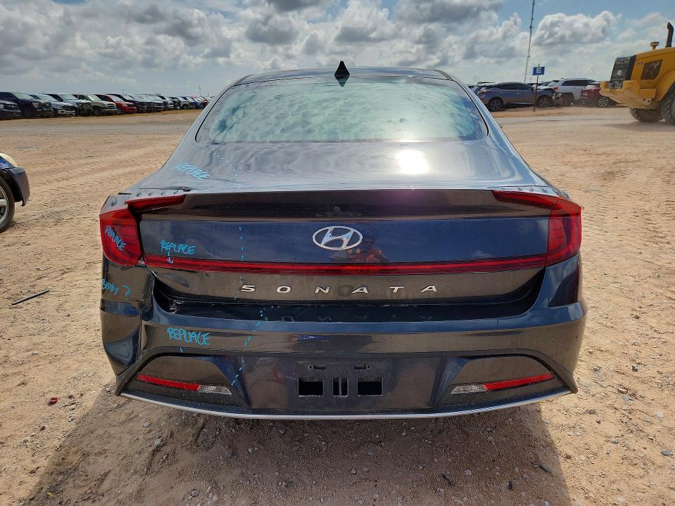 2021 Hyundai Sonata VIN 5NPEG4JA9MH125457 COPART salvage auction — REAR END, Tx - Salvage Vehicle Title, sold $3,600 on 2026-07-22 (photo 6)
