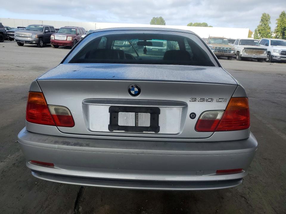 2001 BMW 3 series VIN WBABN53471JU37492 COPART salvage auction — SIDE, CA - SALVAGE CERTIFICATE, sold $25 on 2026-07-23 (photo 6)