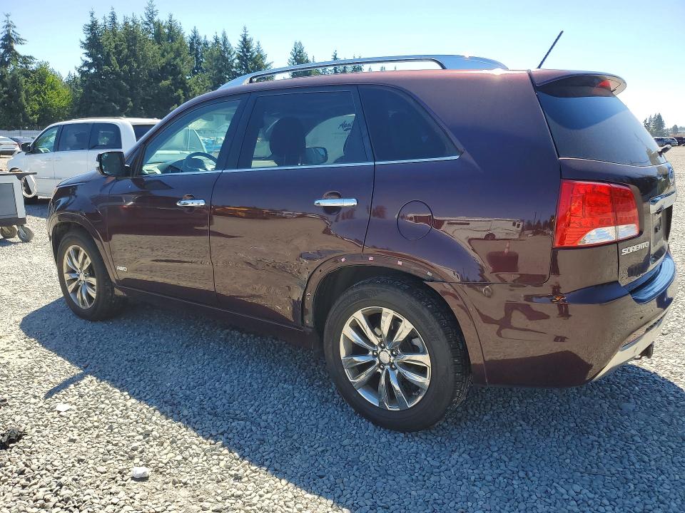 2013 Kia Sorento VIN 5XYKWDA24DG359432 COPART salvage auction — ALL OVER, WA - BILL OF SALE, sold $1,700 on 2026-07-31 (photo 2)