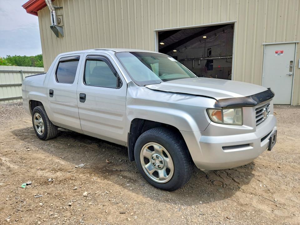 2008 Honda Ridgeline VIN 2HJYK16208H533402 COPART salvage auction — FRONT END, Wv - Salvage Certificate, sold $475 on 2026-07-30 (photo 4)