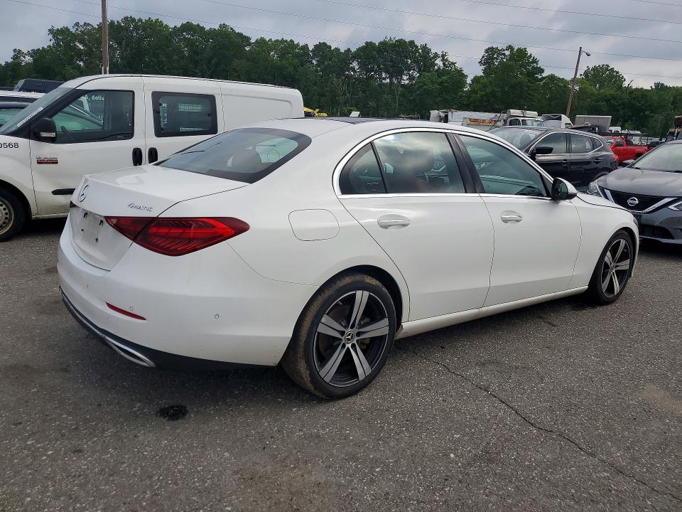 2025 Mercedes-benz C class VIN W1KAF4HB0SR255509 COPART salvage auction — FRONT END, FL - CERTIFICATE OF TITLE, sold $9,500 on 2026-07-27 (photo 3)