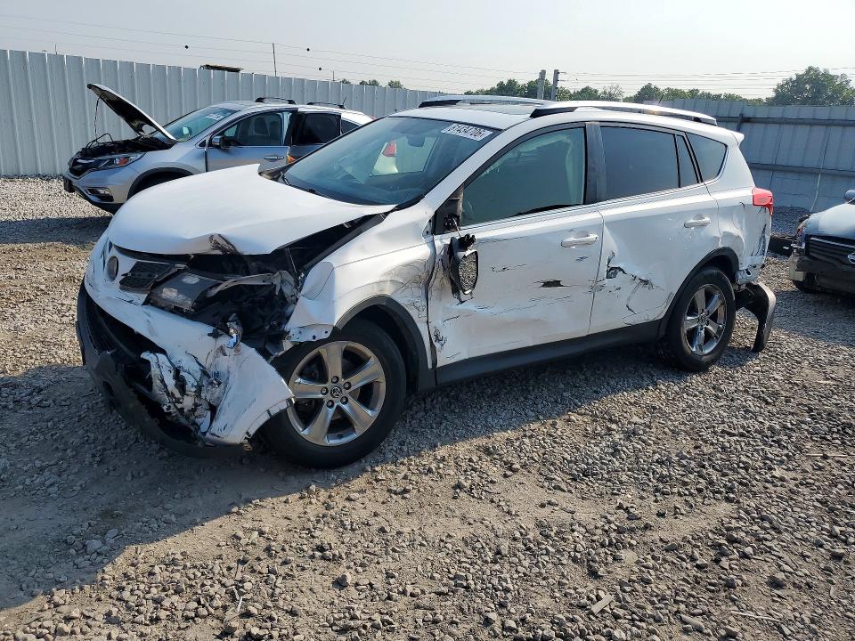 2015 Toyota Rav 4 VIN JTMRFREVXFD119447 COPART salvage auction — FRONT END, OH - CERT OF TITLE-SALVAGE, sold $375 on 2026-07-28 (photo 1)