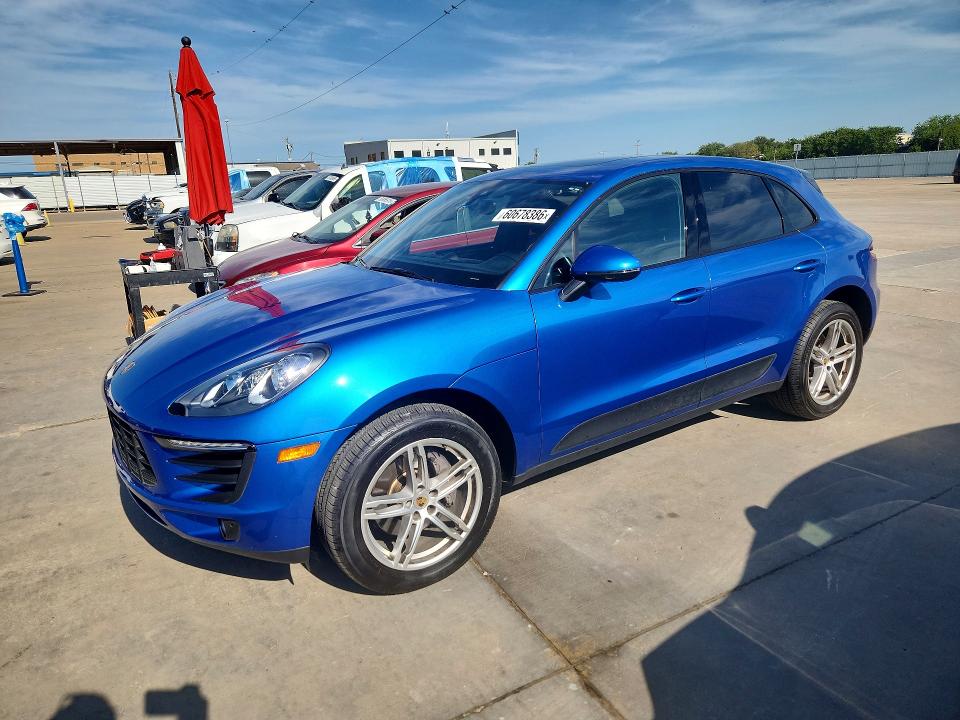 2017 Porsche Macan VIN WP1AA2A54HLB83936 COPART salvage auction — NORMAL WEAR, TX - CERTIFICATE OF TITLE, sold $8,400 on 2026-07-30 (photo 1)