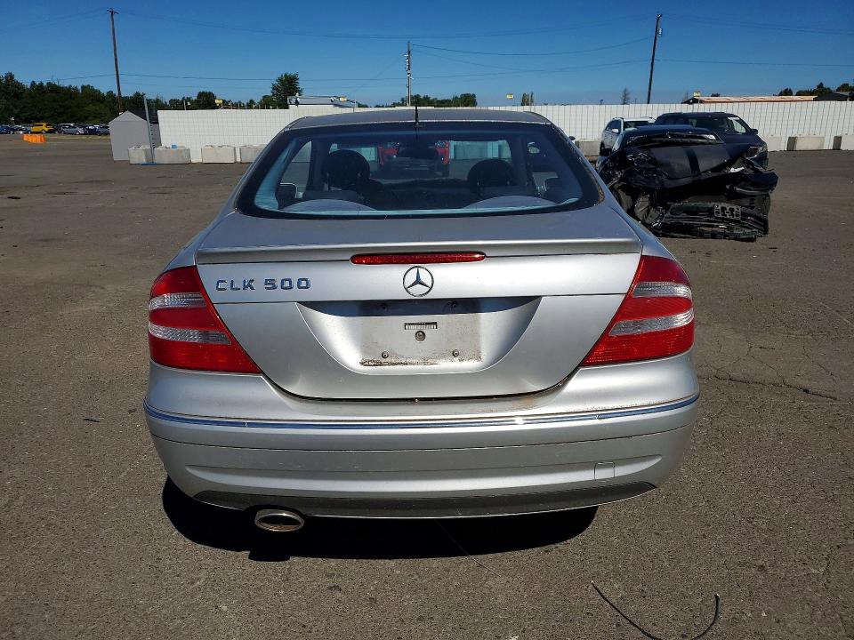 2003 Mercedes-benz Clk-class VIN WDBTJ75JX3F050215 COPART salvage auction — FRONT END, Or - Certificate Of Title, sold $924 on 2026-07-17 (photo 6)