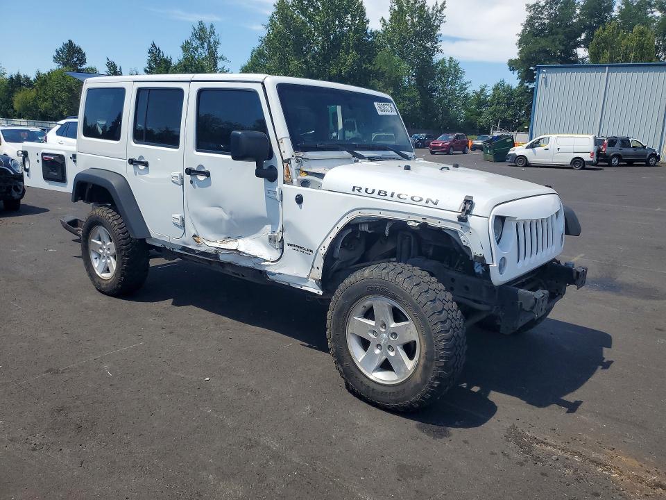 2015 Jeep Wrangler unlimited VIN 1C4BJWDG6FL684916 COPART salvage auction — FRONT END, OR - CERTIFICATE OF TITLE, sold $3,000 on 2026-07-08 (photo 4)