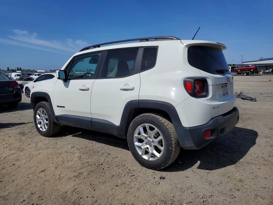 2016 Jeep Renegade VIN ZACCJBBT6GPD60715 COPART salvage auction — FRONT END, Ca - Salvage Certificate, sold $1,650 on 2026-07-09 (photo 2)