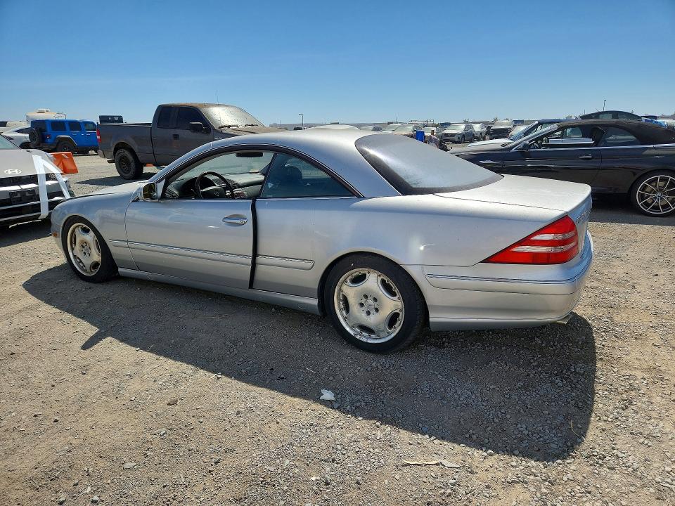 2000 Mercedes-benz Cl-class VIN WDBPJ75J4YA006586 COPART salvage auction — MINOR DENT/SCRATCHES, CA - CERT OF TITLE-SALVAGED, sold $375 on 2026-07-17 (photo 2)