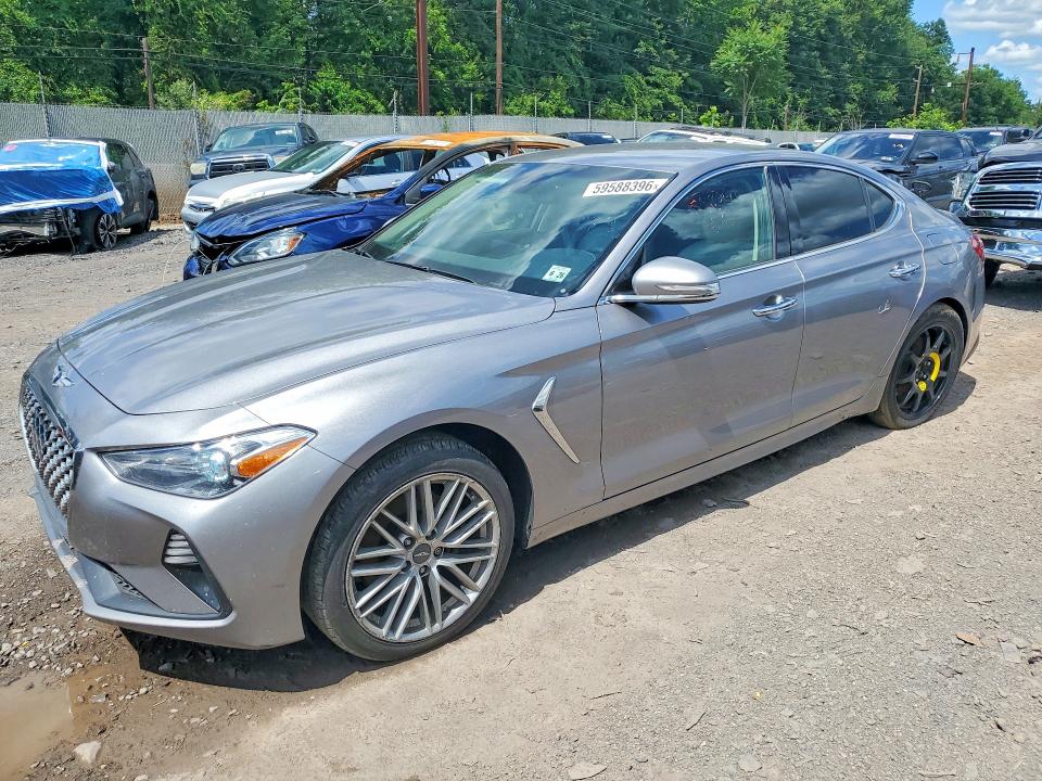 2021 Genesis G70 VIN KMTG64LA1MU077159 — COPART salvage auction photo