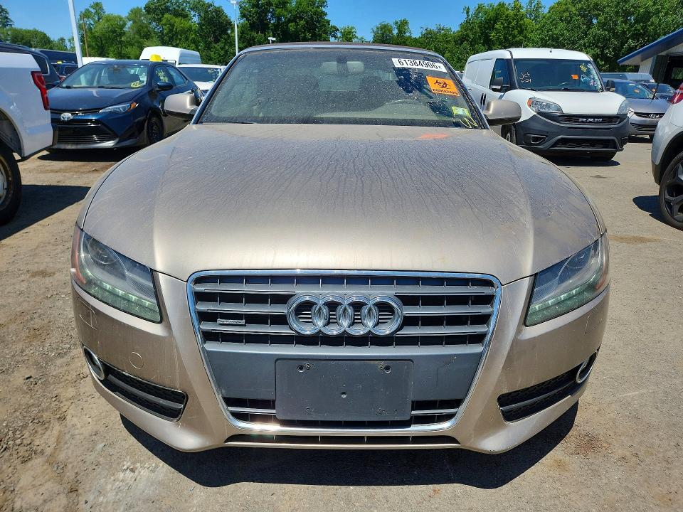 2011 Audi A5 VIN WAULFAFH7BN010722 COPART salvage auction — MINOR DENT/SCRATCHES, VT - CERT OF TITLE-REBUILT VEHICLE, sold $475 on 2026-07-23 (photo 5)