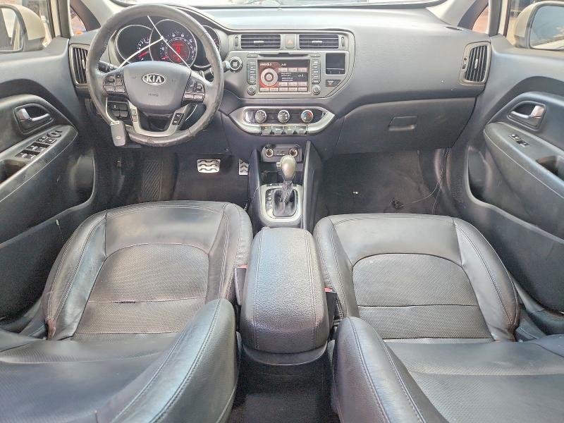2013 Kia Rio VIN KNADN4A3XD6245925 COPART salvage auction — FRONT END, Fl - Cert Of Title Slvg Rebuildable, sold $300 on 2026-07-30 (photo 8)