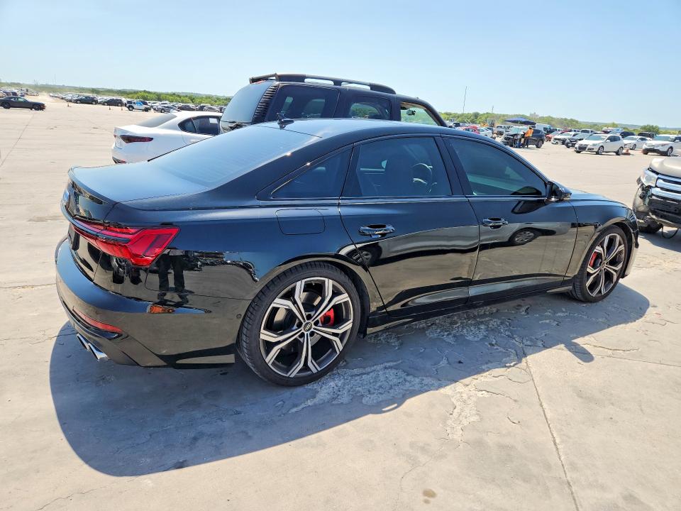 2025 Audi S6 VIN WAUEFBF26SN046315 COPART salvage auction — SIDE, Tx - Certificate Of Title (P), sold $48,250 on 2026-07-13 (photo 3)