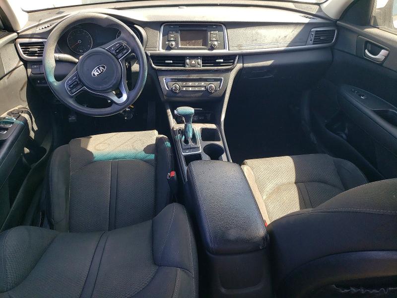 2016 Kia Optima VIN 5XXGT4L39GG067465 COPART salvage auction — STRIPPED, Ca - Salvage Certificate, sold $550 on 2026-07-15 (photo 8)