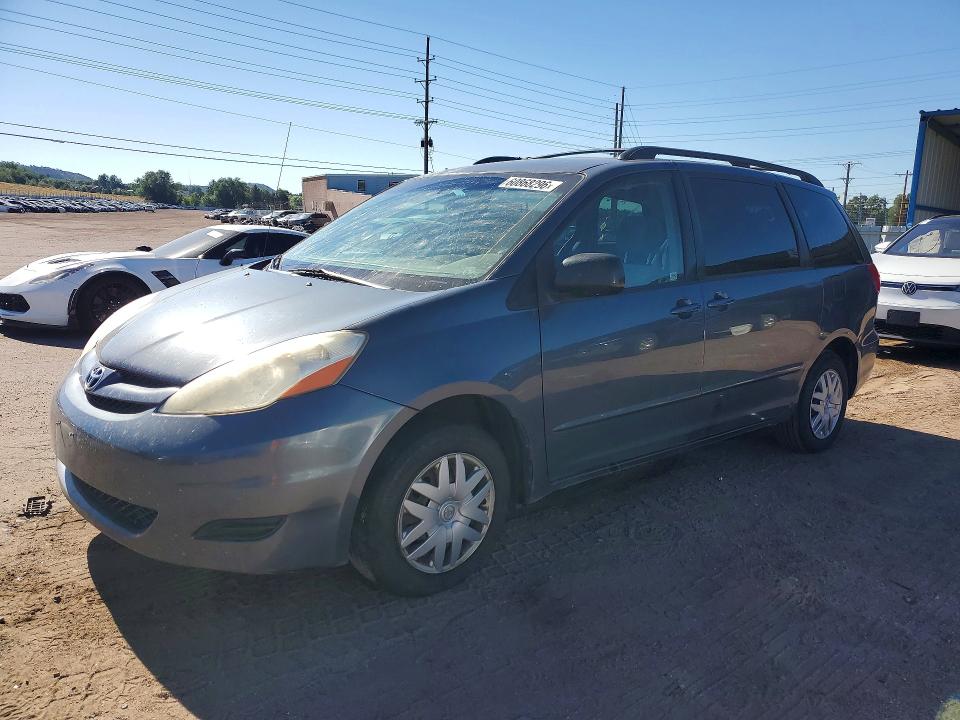 2008 Toyota Sienna VIN 5TDZK23C18S194775 COPART salvage auction — FRONT END, Co - Dis/Dlr/Exp Only Clean Title, sold $350 on 2026-07-20 (photo 1)