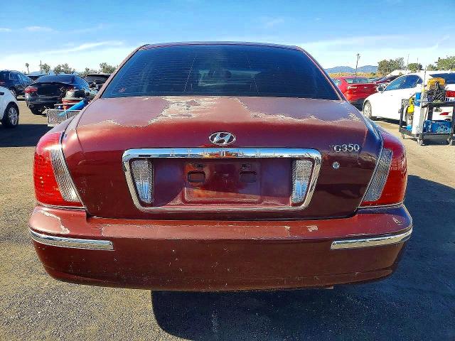 2004 Hyundai Xg VIN KMHFU45E24A318921 COPART salvage auction — SIDE, CA - LIEN PAPERS-SALVAGE OR AC, sold $350 on 2026-07-27 (photo 6)