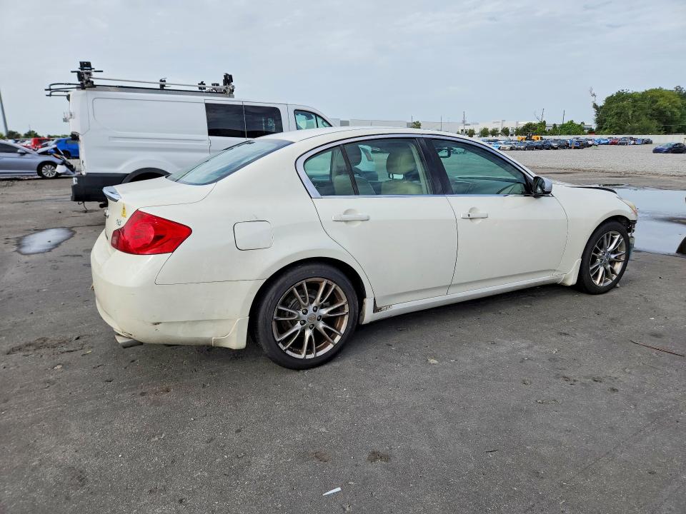 2007 Infiniti G35 VIN JNKBV61E47M713721 COPART salvage auction — FRONT END, FL - CERT OF TITLE SLVG REBUILDABLE, sold $725 on 2026-07-22 (photo 3)