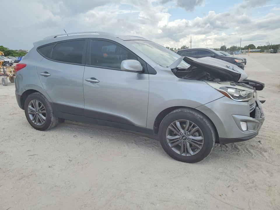 2015 Hyundai Tucson VIN KM8JU3AG0FU005329 COPART salvage auction — FRONT END, Fl - Cert Of Title Slvg Rebuildable, sold $1,500 on 2026-07-14 (photo 4)