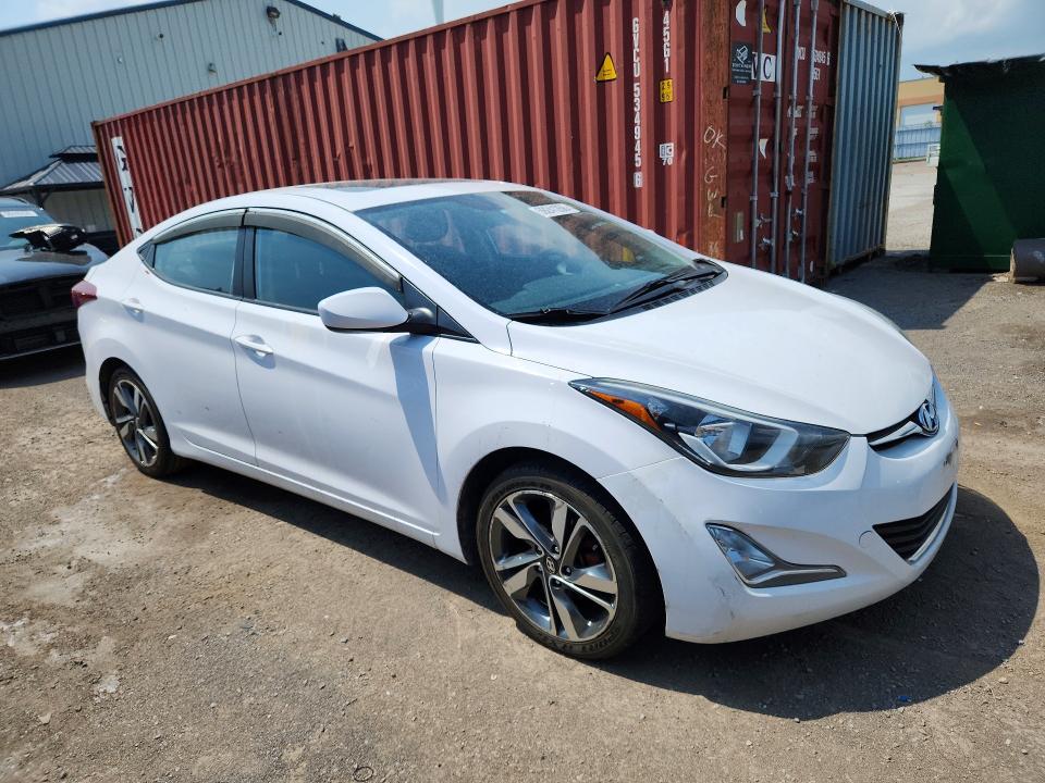 2016 Hyundai Elantra VIN KMHDH4AH4GU484100 COPART salvage auction — MECHANICAL, ON - PERMIT NO BRAND - UNFIT, sold $725 on 2026-07-21 (photo 4)