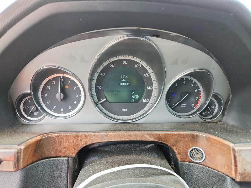 2011 Mercedes-benz E-klasse VIN WDDHF5GB2BA464724 COPART salvage auction — REAR END, TX - CERTIFICATE OF TITLE, sold $525 on 2026-07-28 (photo 9)
