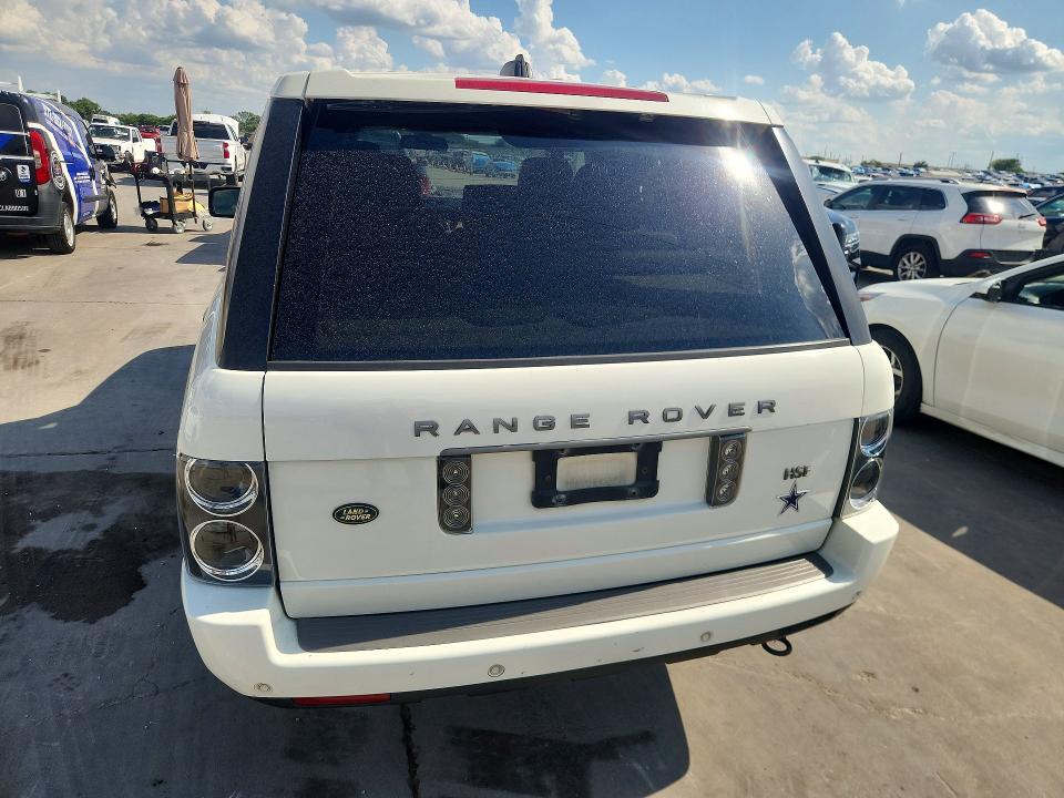 2007 Land rover RANGE ROVER VIN SALMF15437A242456 COPART salvage auction — NORMAL WEAR, TX - CERTIFICATE OF TITLE, sold $775 on 2026-07-15 (photo 6)