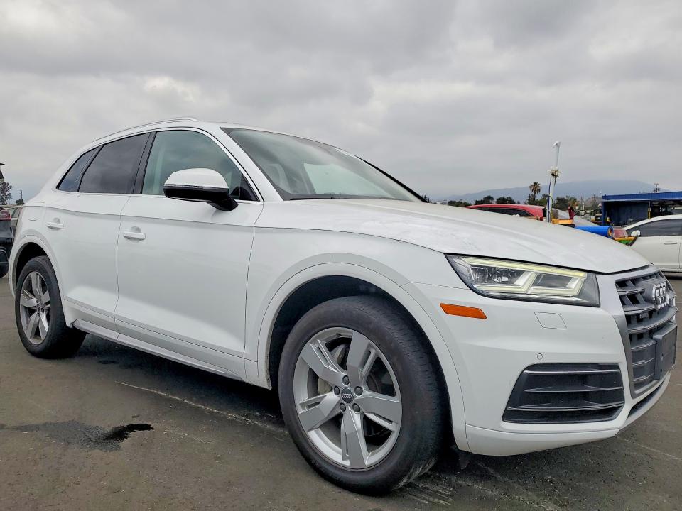 2018 Audi Q5 VIN WA1BNAFY5J2083289 COPART salvage auction — FRONT END, Ca - Salvage Certificate, sold $6,400 on 2026-07-13 (photo 4)