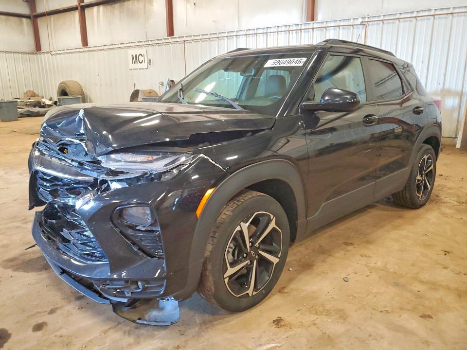 2021 Chevrolet VIN KL79MUSL4MB058128 COPART salvage auction — FRONT END, MI - CERT OF TITLE-SALVAGE VEHICLE, sold $1,550 on 2026-07-31 (photo 1)