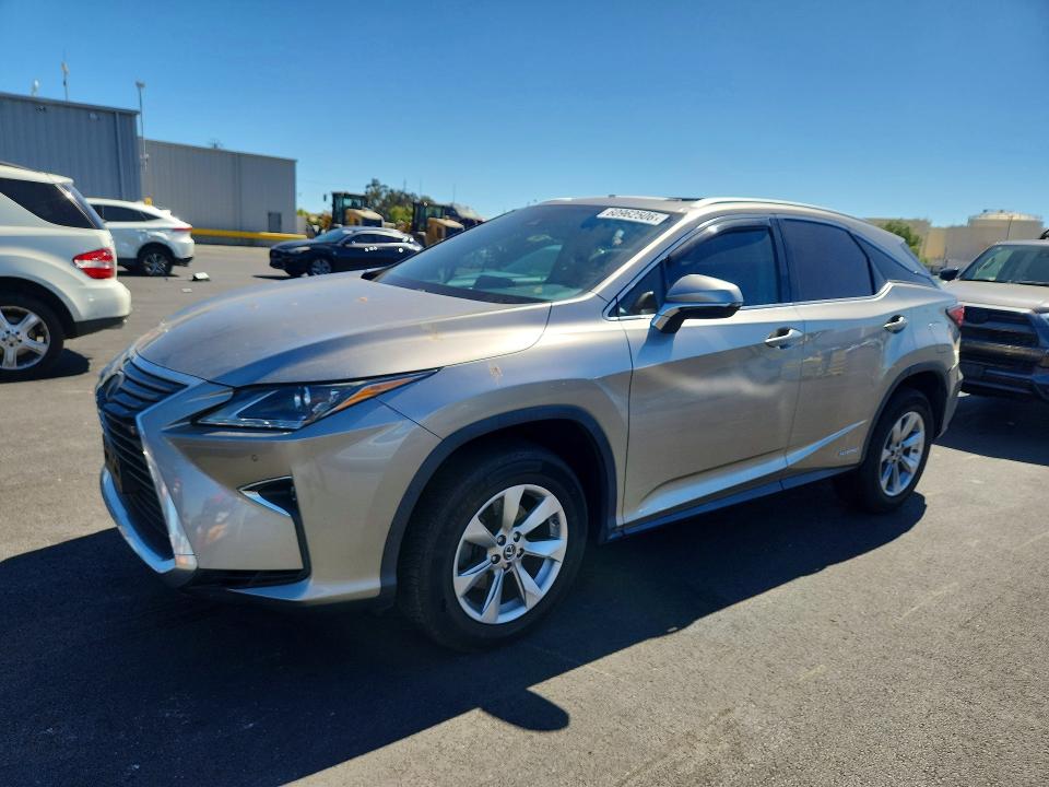 2019 Lexus Rx VIN 2T2BGMCA8KC030772 COPART salvage auction — VANDALISM, Ca - Salvage Certificate, sold $11,700 on 2026-07-27 (photo 1)