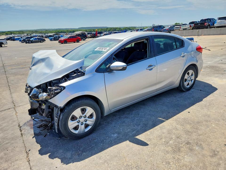 2015 Kia Forte VIN KNAFX4A68F5259182 COPART salvage auction — FRONT END, Tx - Salvage Vehicle Title, sold $150 on 2026-07-27 (photo 1)