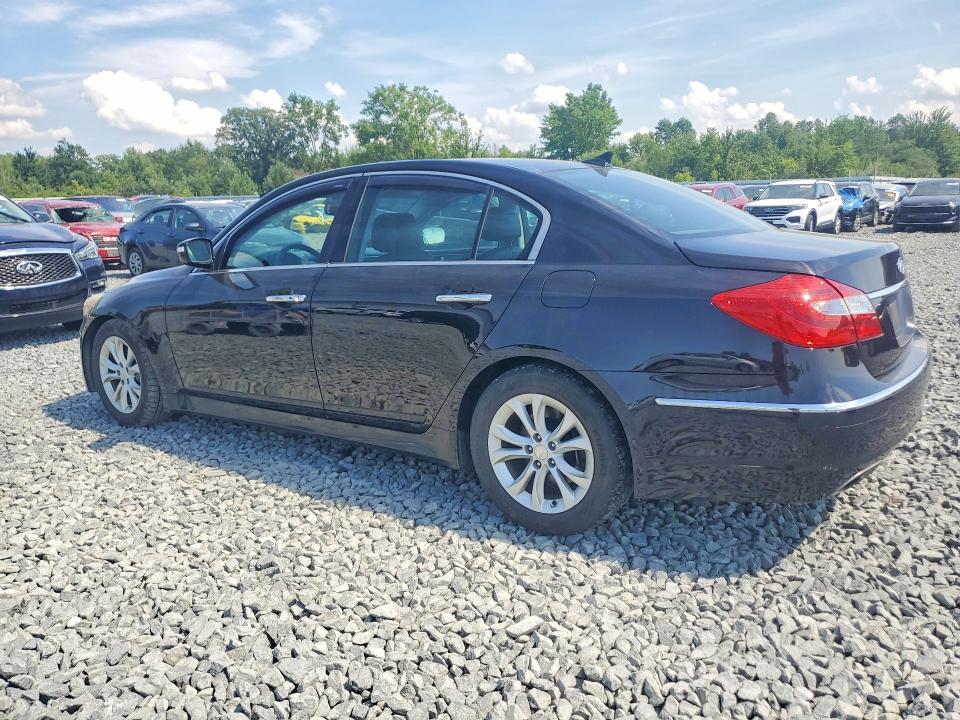 2012 Hyundai Genesis VIN KMHGC4DD8CU196420 COPART salvage auction — HAIL, Oh - Cert Of Title-Salvage, sold $900 on 2026-07-20 (photo 2)