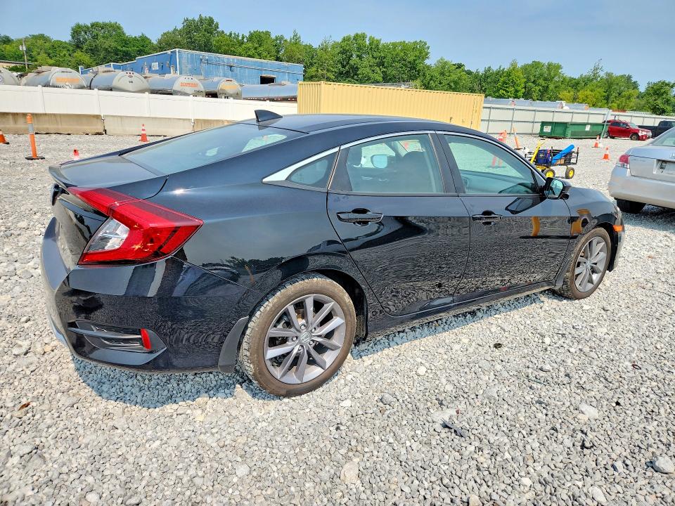2019 Honda Civic VIN 19XFC1F31KE206804 COPART salvage auction — FRONT END, Oh - Cert Of Title-Salvage, sold $8,500 on 2026-07-31 (photo 3)