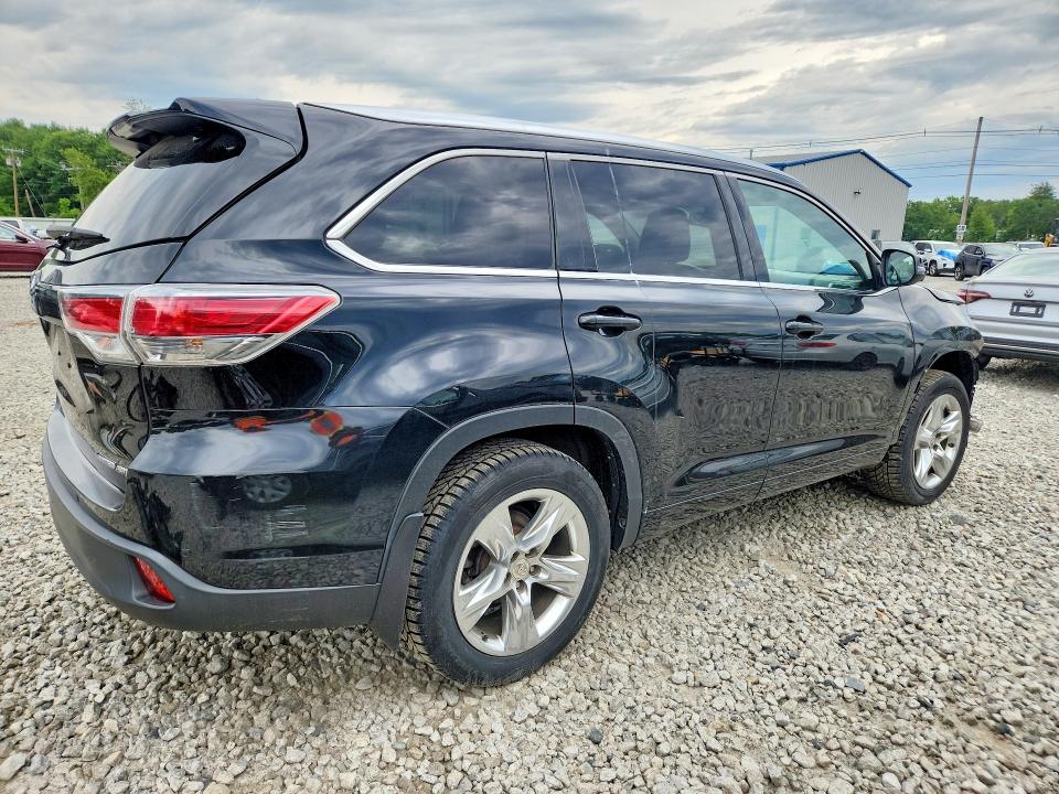 2015 Toyota Highlander VIN 5TDDKRFH3FS162613 COPART salvage auction — FRONT END, Ma - Cert Of Title-Reconstrctd Coll, sold $11,100 on 2026-07-17 (photo 3)