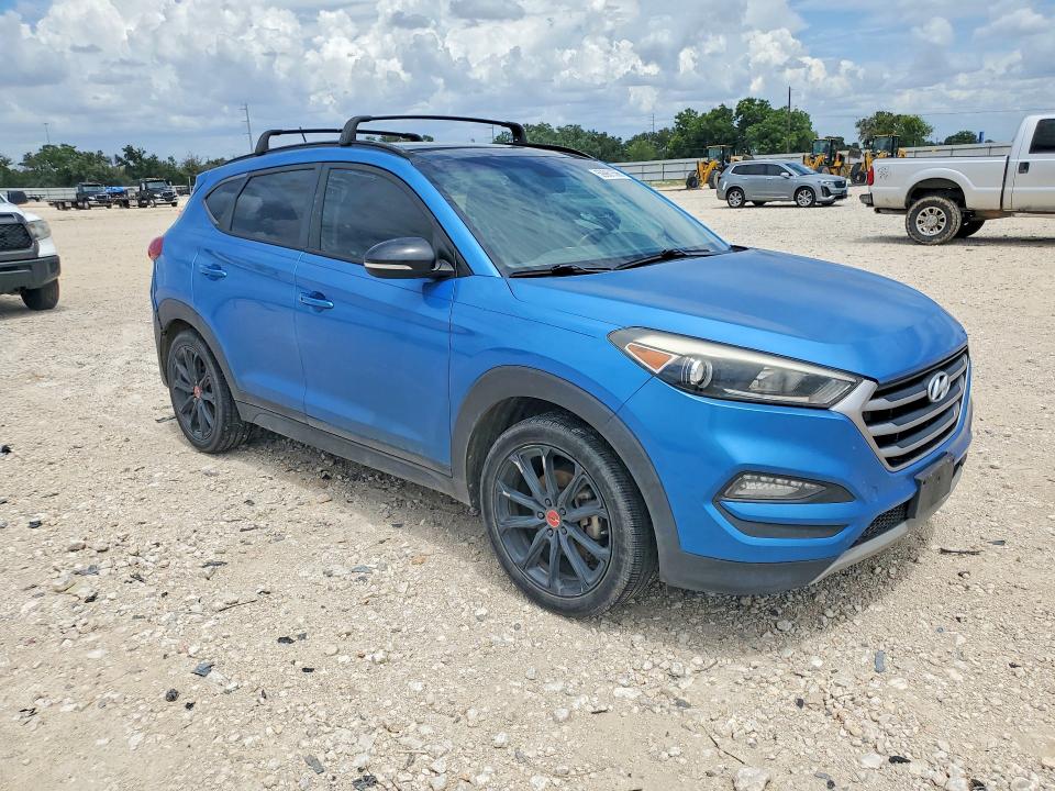 2017 Hyundai Tucson VIN KM8J33A28HU482262 COPART salvage auction — REAR END, TX - SALVAGE VEHICLE TITLE (P), sold $2,450 on 2026-07-23 (photo 4)