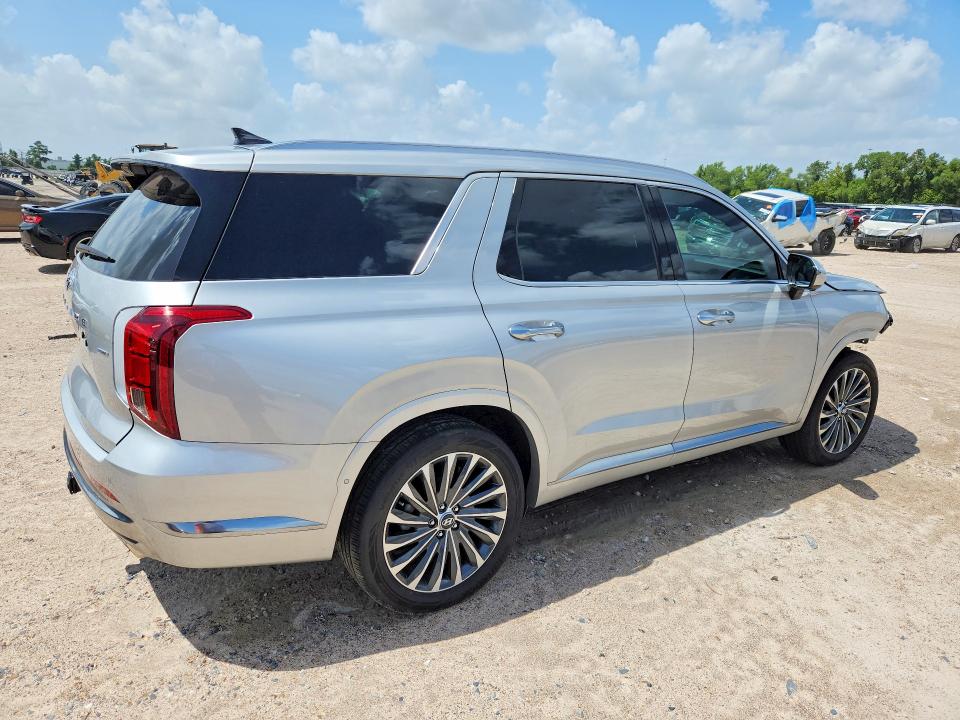 2024 Hyundai Palisade VIN KM8R7DGE8RU768290 COPART salvage auction — FRONT END, La - Cert Of Title-Salvage, sold $125 on 2026-07-28 (photo 3)