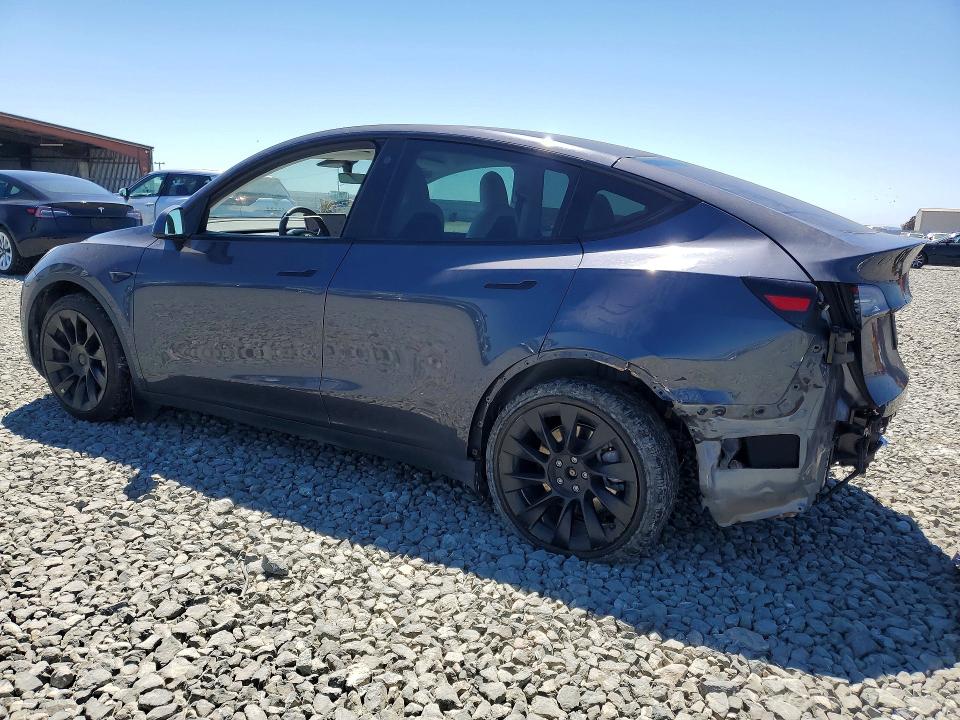 2021 Tesla Model y VIN 5YJYGDEE2MF213243 COPART salvage auction — REAR END, Ca - Salvage Certificate, sold $13,100 on 2026-07-16 (photo 2)