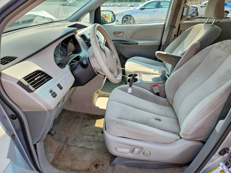 2014 Toyota Sienna VIN 5TDKK3DC2ES479678 COPART salvage auction — FRONT END, Oh - Cert Of Title-Salvage, sold $1,300 on 2026-07-31 (photo 7)